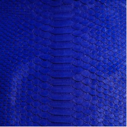 Питон натуральный №28 CURTUS ультрамарин глянец