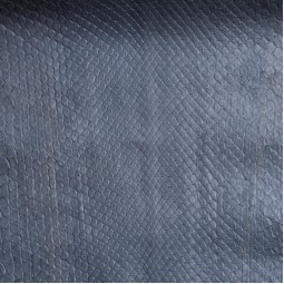 Питон натуральный №38 голубой пастель