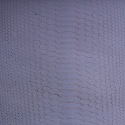 Питон натуральный №8 серый матов на дублерине