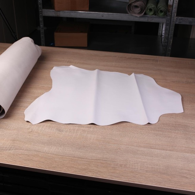 Шкірпідклад шевро PIERONI білий 0,8-1,0 матов