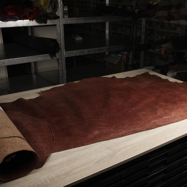 Шкіра ВРХ коричневий ЖАТКА WHISKEY 1,2-1,4 мм