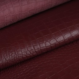 Шкіра ВРХ бордо STAMP CROCO матов 0,9-1,1