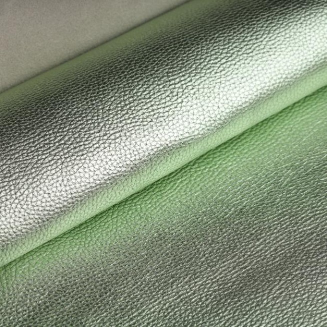 Шкіра ВРХ зелений STAMP ФЛОТАР ПЕРЛА 1,4-1,6