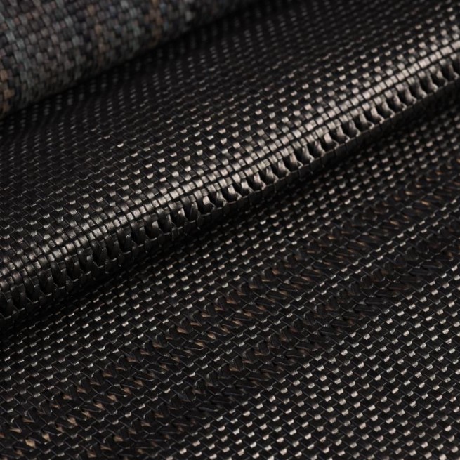 Шкіра ВРХ ПЛЕТІНКА рулонна чорний матовий 1,2-1,4 мм