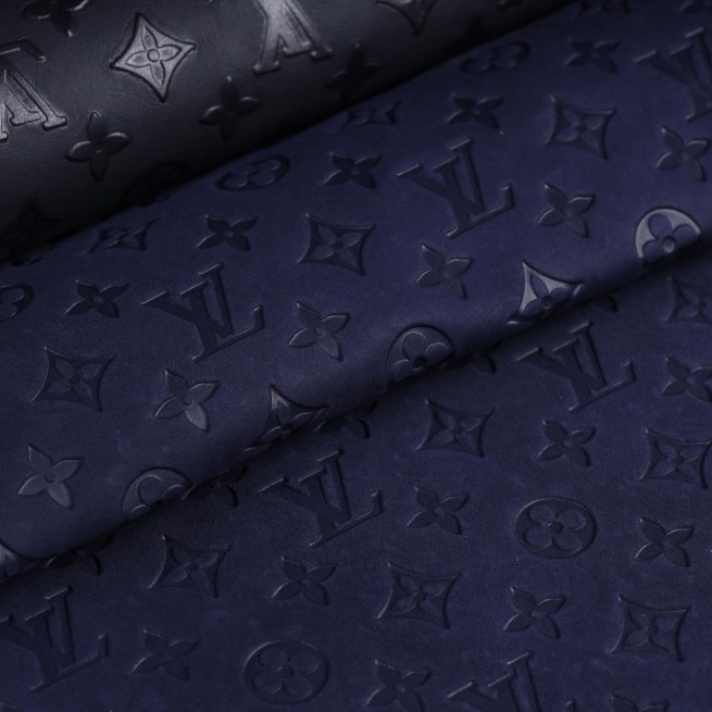 Велюр одяговий вівця синій STAMP LV 1,0 Італія