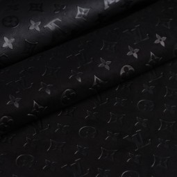 Велюр одежный овчина черный STAMP LV 1,0 Италия