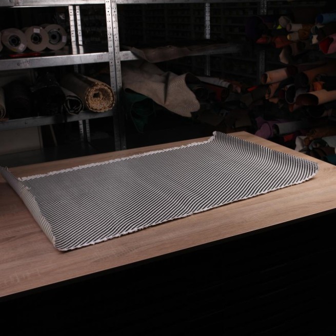 Шкіра ВРХ ПЛЕТІНКА білий+срібло рулонна 1,4 мм