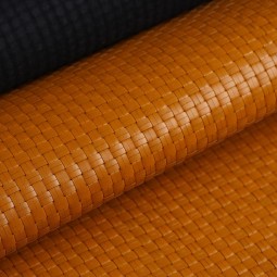 Шкіра ВРХ ПЛЕТЕНА жовта рулонна 2,0 мм