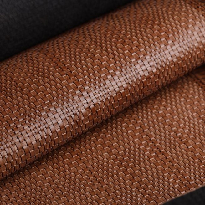 Шкіра ВРХ ПЛЕТЕНА беж пісочна рулонна 1,4 мм