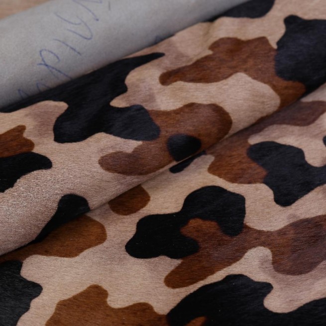 Хутро корови інтер'єрне PRINT MILITARY 1,8-2,0 мм