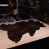 Хутро поні PRINT ЛЕОПАРД темний коричневий-чорний