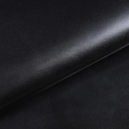Шкірпідклад шевро чорний NERO 0,8 п/глянець