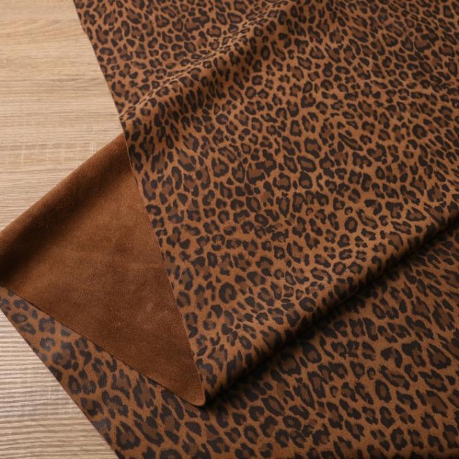 Шкіра ВРХ коричневий Leopard Taba 1,2-1,4