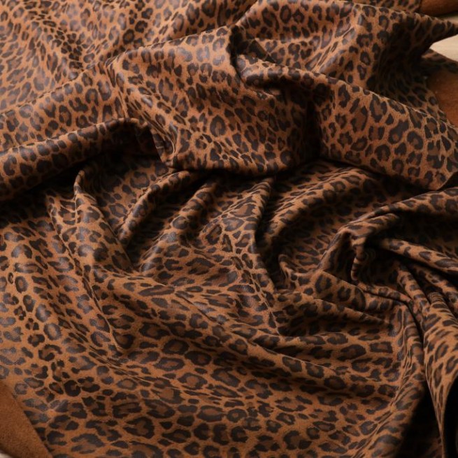 Шкіра ВРХ коричневий Leopard Taba 1,2-1,4
