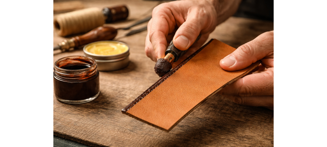 Чим обробляти краї шкіри, щоб виріб виглядав професійно та акуратно